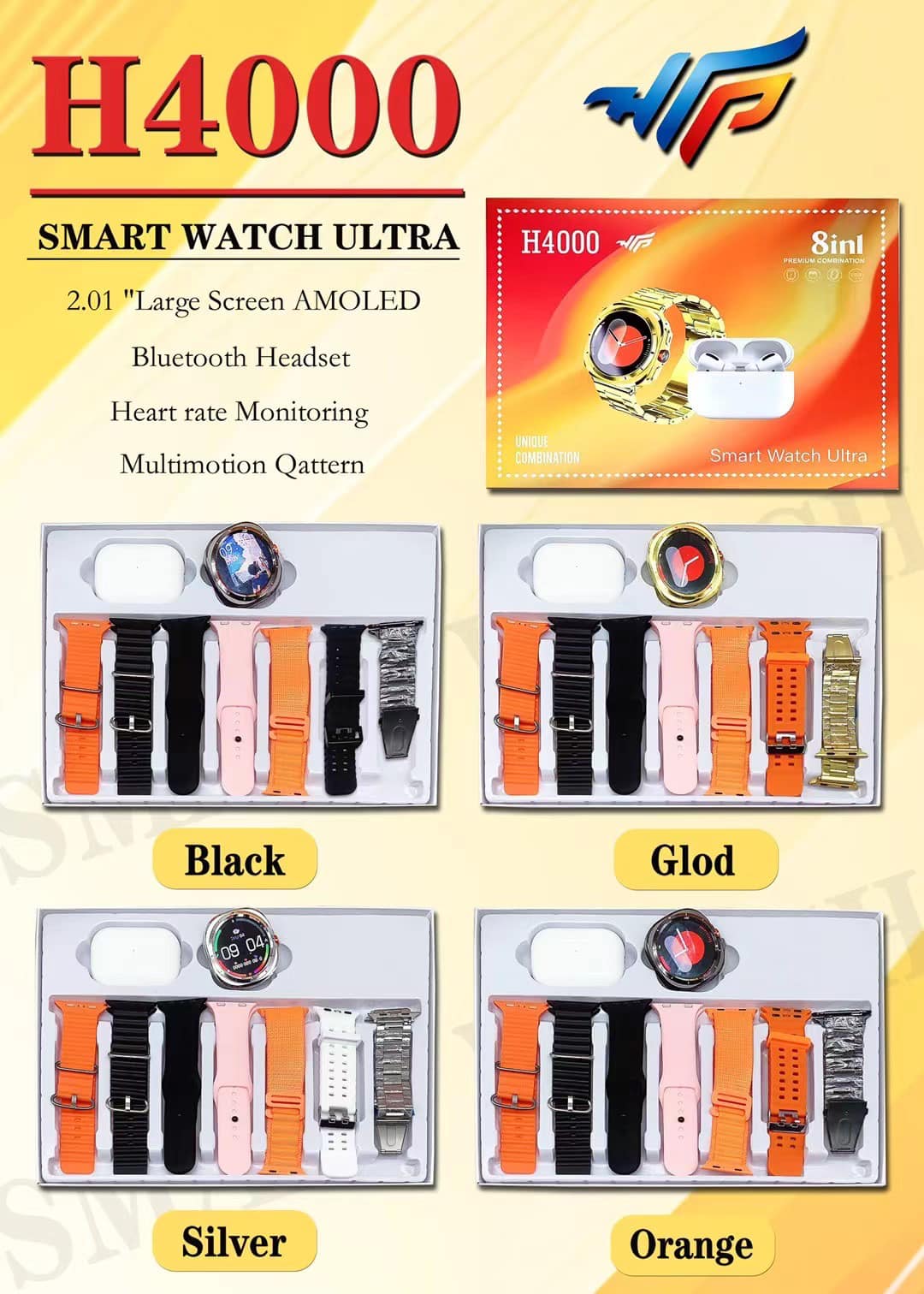 E+ H4000 Smart Watch Ultra
