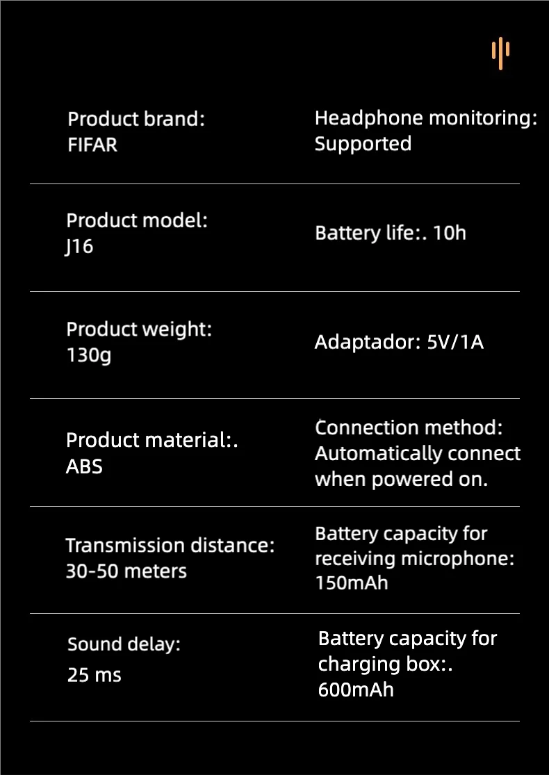 E+ J16 Wireless Lavalier Microphone