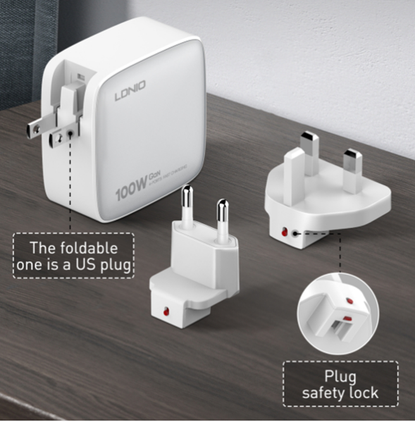 E+ LDNIO 100 W GAN SUPER FAST CHARGER