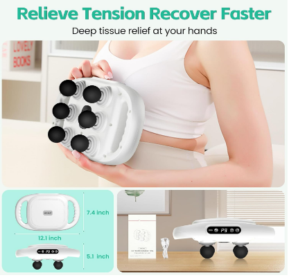 E+ SIX HEAD FASICA MASSAGE GUN