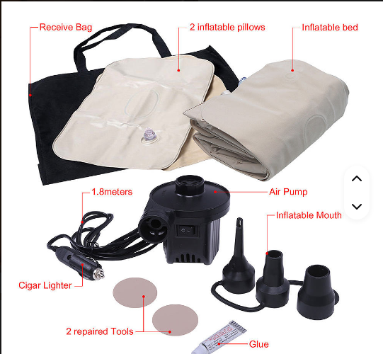 E+ CAR AIR BED SET