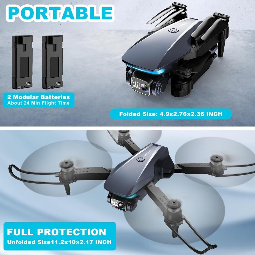 E+ A foldable RC quadcopter DRONE