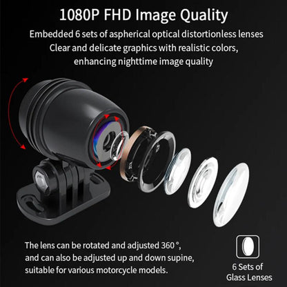 E+ MOTORCYCLE RECORDER FULL HD 1080 CAMERA