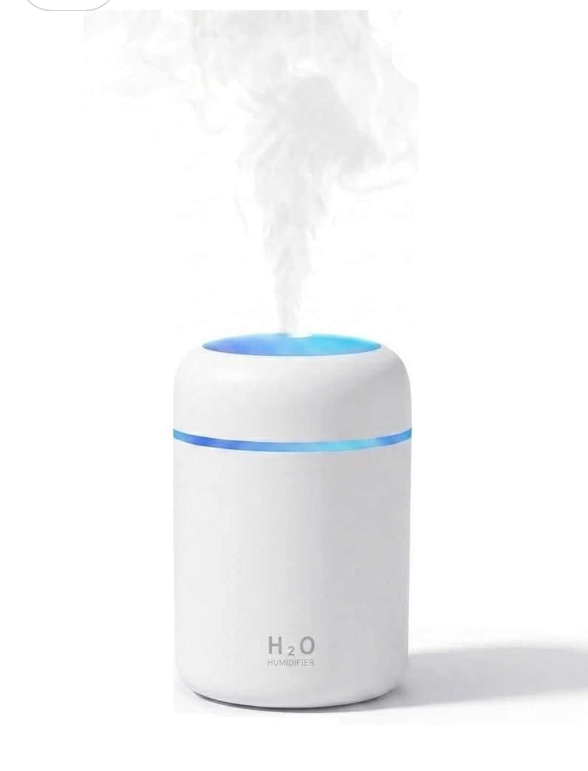 Mini USB Humidifier with 7-Color LED Mood Light | Portable Air Mist Humidifier for Home, Office & Car