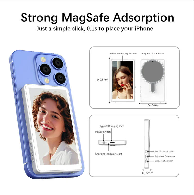 E+ MAGNETIC MONITOR SELFIE SCREEN