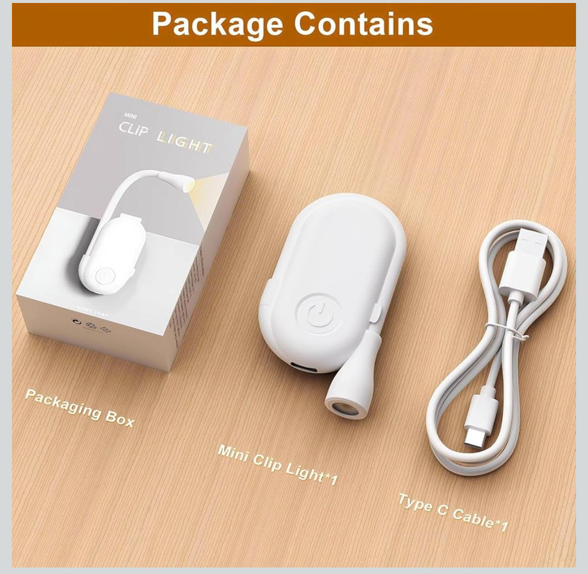 E+ Mini Clip Lamp