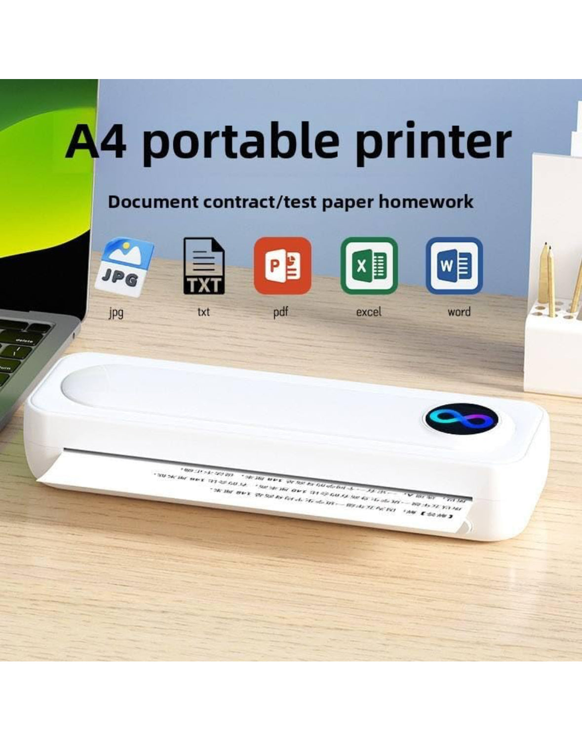 E+ Portable Thermal Printer A4 size