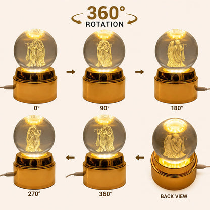 E+ CRYSTAL BALL LAMP