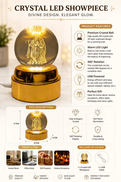 E+ CRYSTAL BALL LAMP