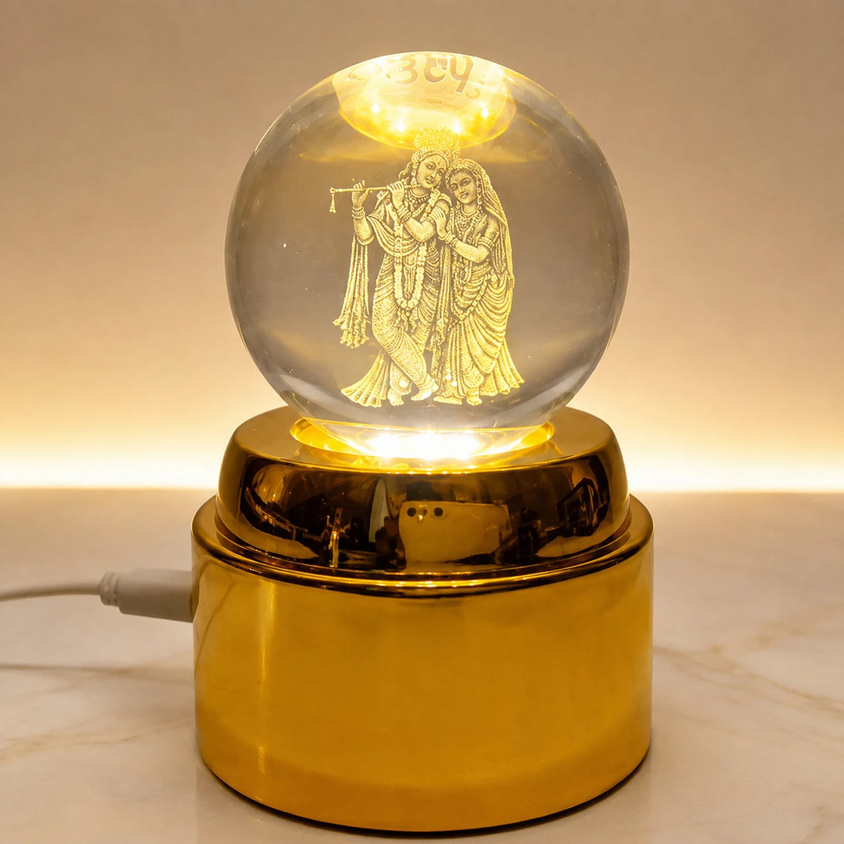E+ CRYSTAL BALL LAMP