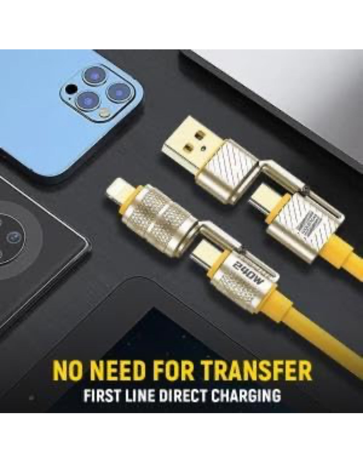 E+ 4 in 1 Fast Data Cable
