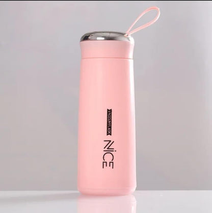 E+ Pastel Thermos Bottle – Stylish & Leakproof Stainless Steel Flask Nice Water bottel