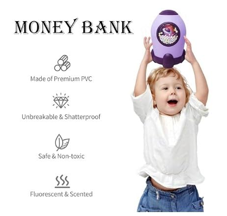 E+ Space Shuttle Themed Money Bank