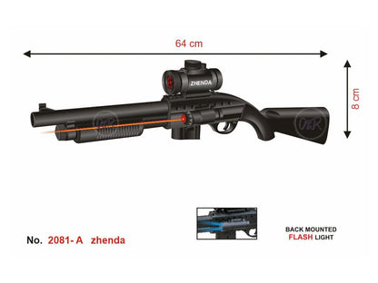 E+ FIRE GUN WITH LASER LIGHT