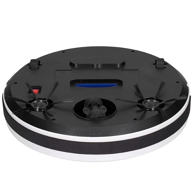 E+ Robot Cleaner, Automatic Circle Sweeper Vacuum Cleaner with Noise Reduction and Long Battery Life Full Space Coverage for Wood Floors