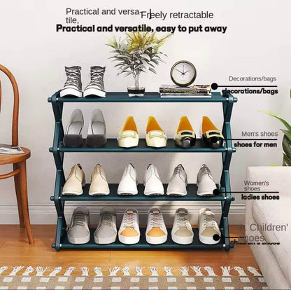 E+ Nordic Wind 4-Tier Shoe Rack