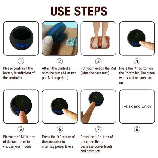 E+ FOOT MASSAGER ELECTRICAL MUSCLE STIMULATION