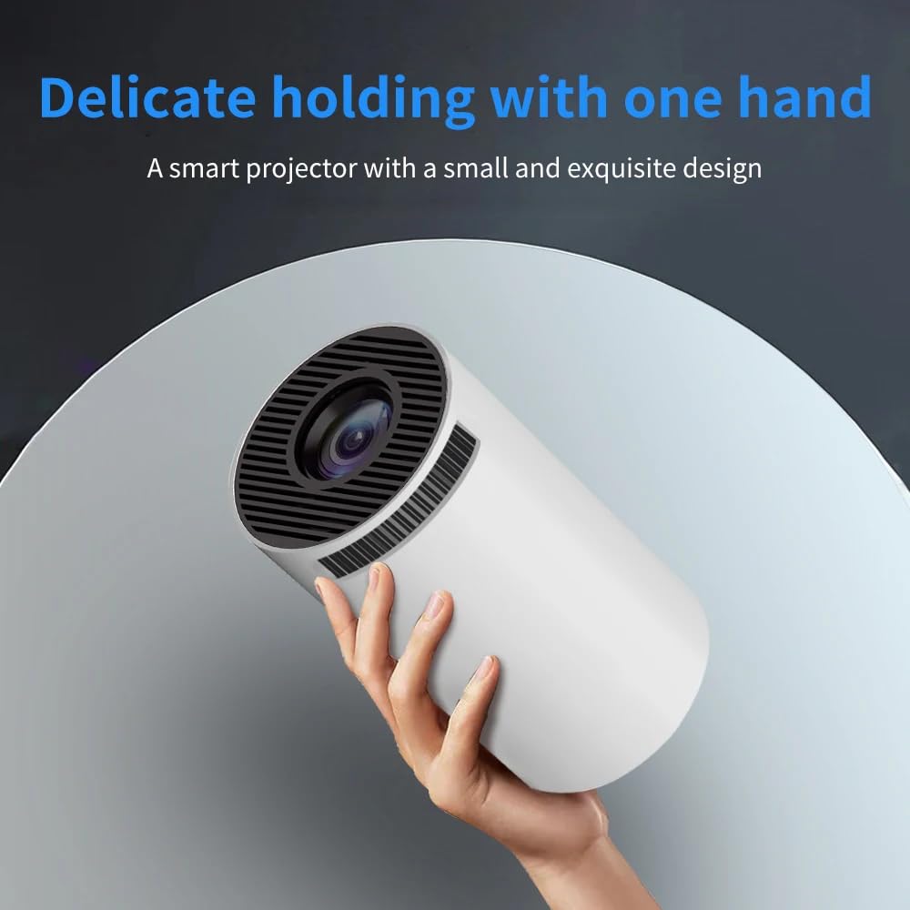 E+ Yugam P30 Max Projector 4K HD 1080P Bluetooth Android 11 Projector with 2 Wireless Game Controllers Built-in 3000 Games (Game with Controller Projector)