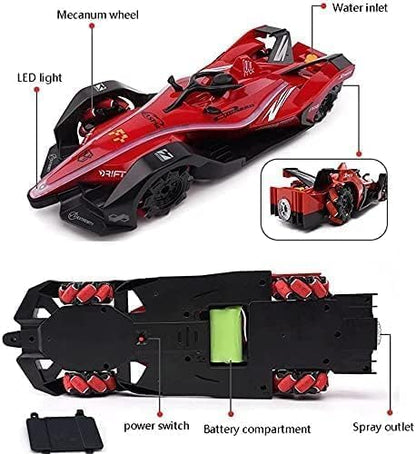 E+ F1 Fast RC Drift Car,Hobby Remote Control Car LED Lights 4WD 2.4GHz 360°Rotating RC Race Sport Stunt Car,High Speed Formula 1 Model Vehicle Cool Toys Birthday Gifts for Kids Age of 6+