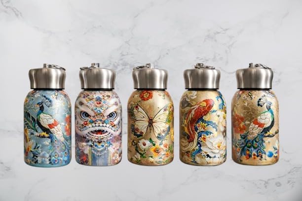 E+ VACCUM  STAINLESS STEEL PRINTED BOTTLE