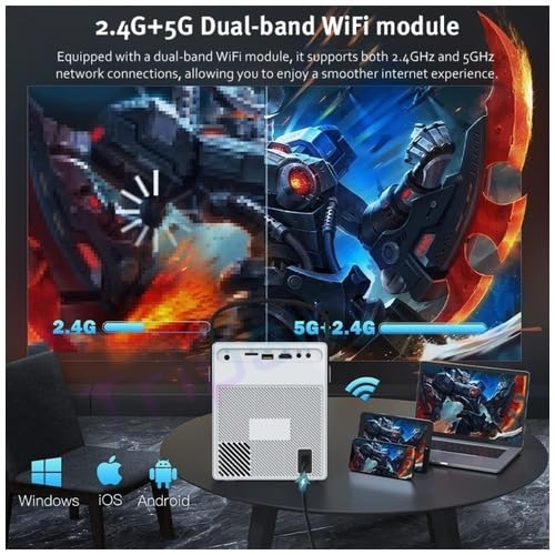 E+ Equater T2 Pro Mini Smart Portable Projector