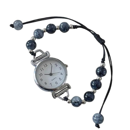 E+ BEADED PEARL WOMEN WATCH