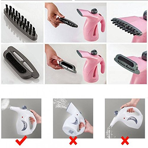 E+ 2 in 1 Mini Clothes Iron Vapor Hand Garment Steamer for Women