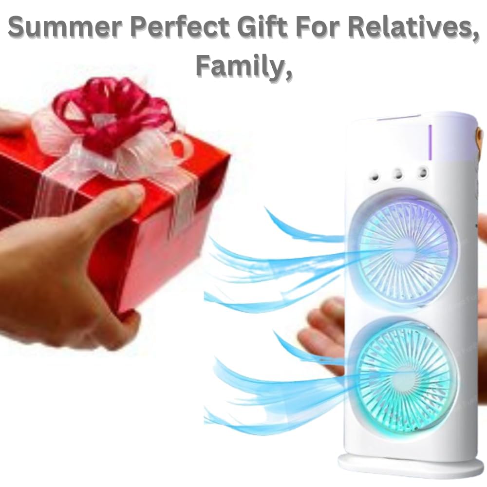 E+DOUBLE ENDED SPRAY MIST FAN AC
