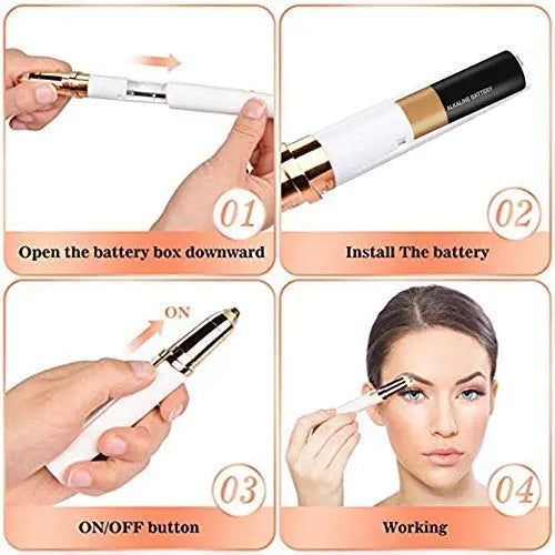 E+ HX-203B Blawless Battery Operated Eyebrow Trimmer Shaver, For Trimming