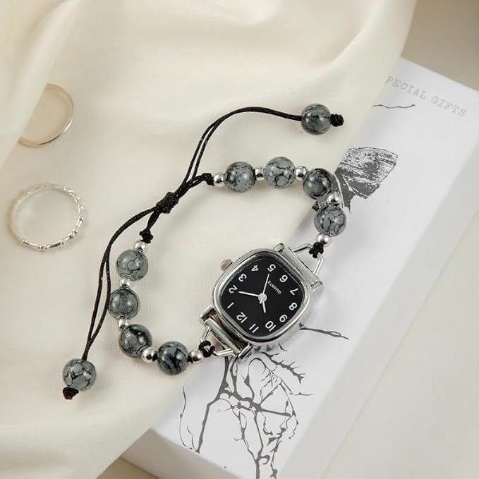 E+ BEADED PEARL WOMEN WATCH