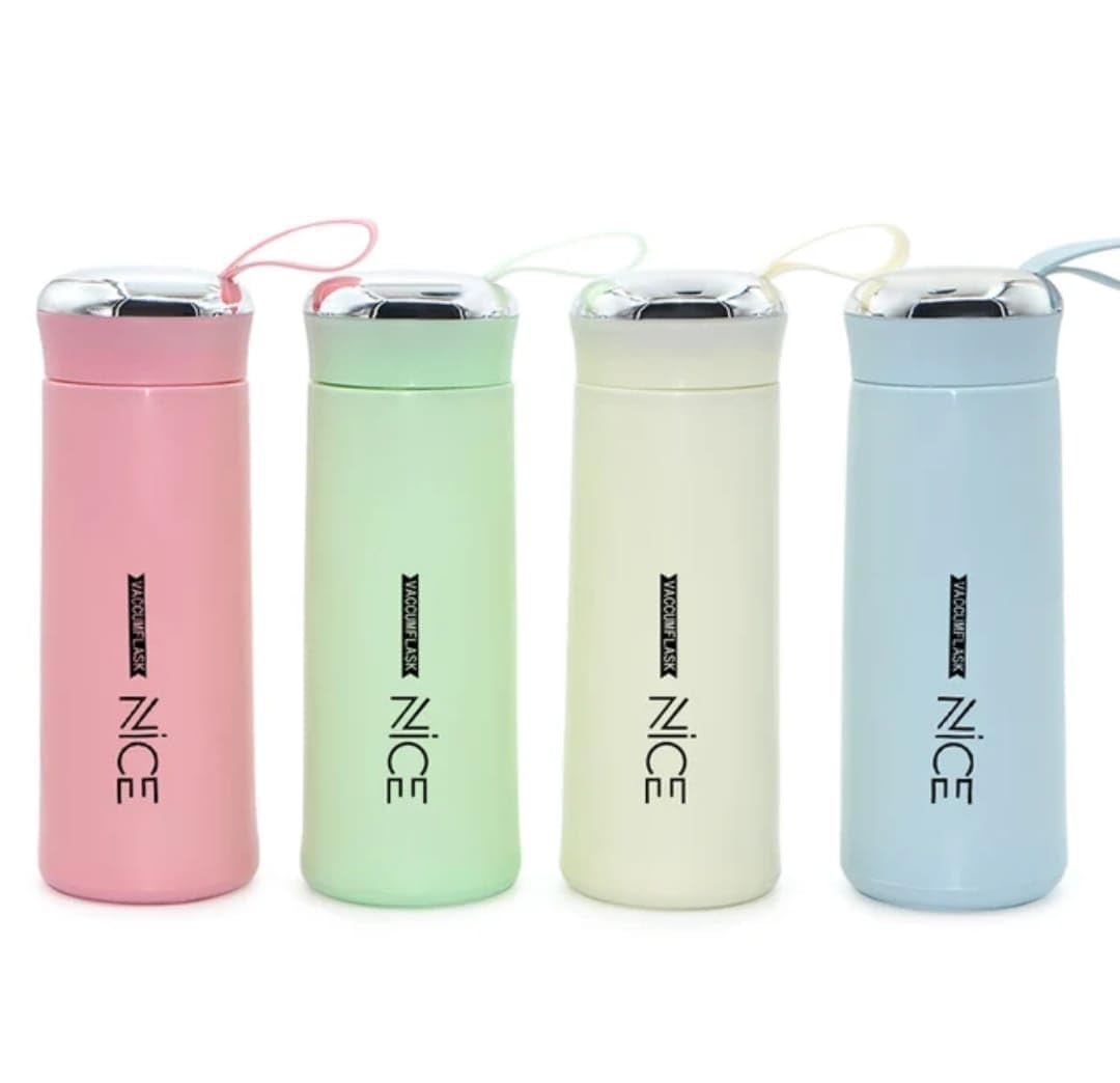 E+ Pastel Thermos Bottle – Stylish & Leakproof Stainless Steel Flask Nice Water bottel
