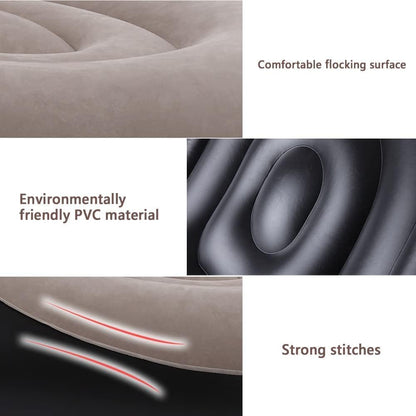 E+ Inflatable Sofa Chair with Footstool, 2-in-1 Outdoor Lounge Bed Set