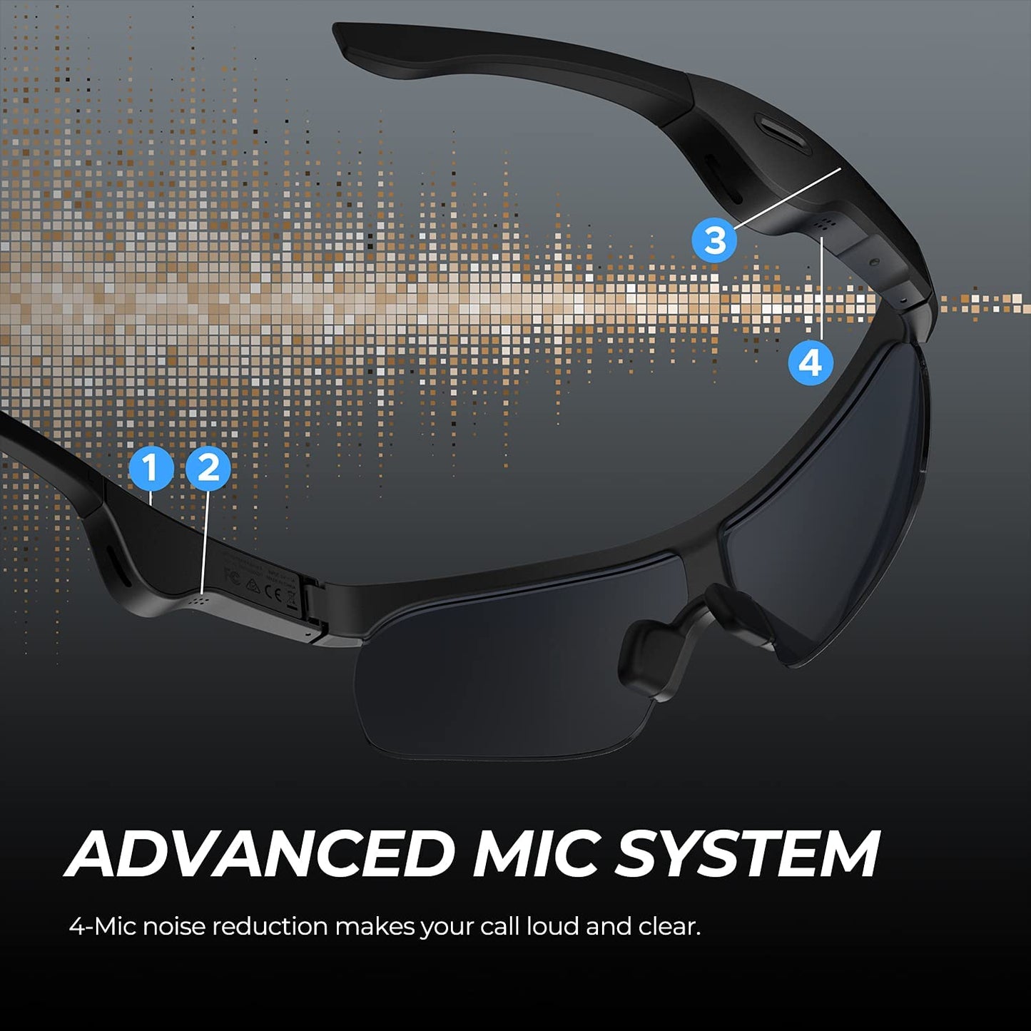 E+ Tune Z6 Pro Wireless Stereo Headset/Sunglasses