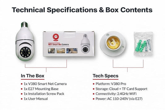 E+ WIFI SMART BULB CAMRA