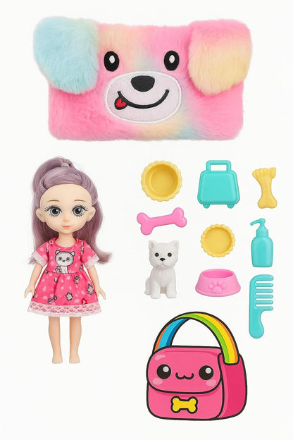 E+ ALIA WITH POUCH DOLL