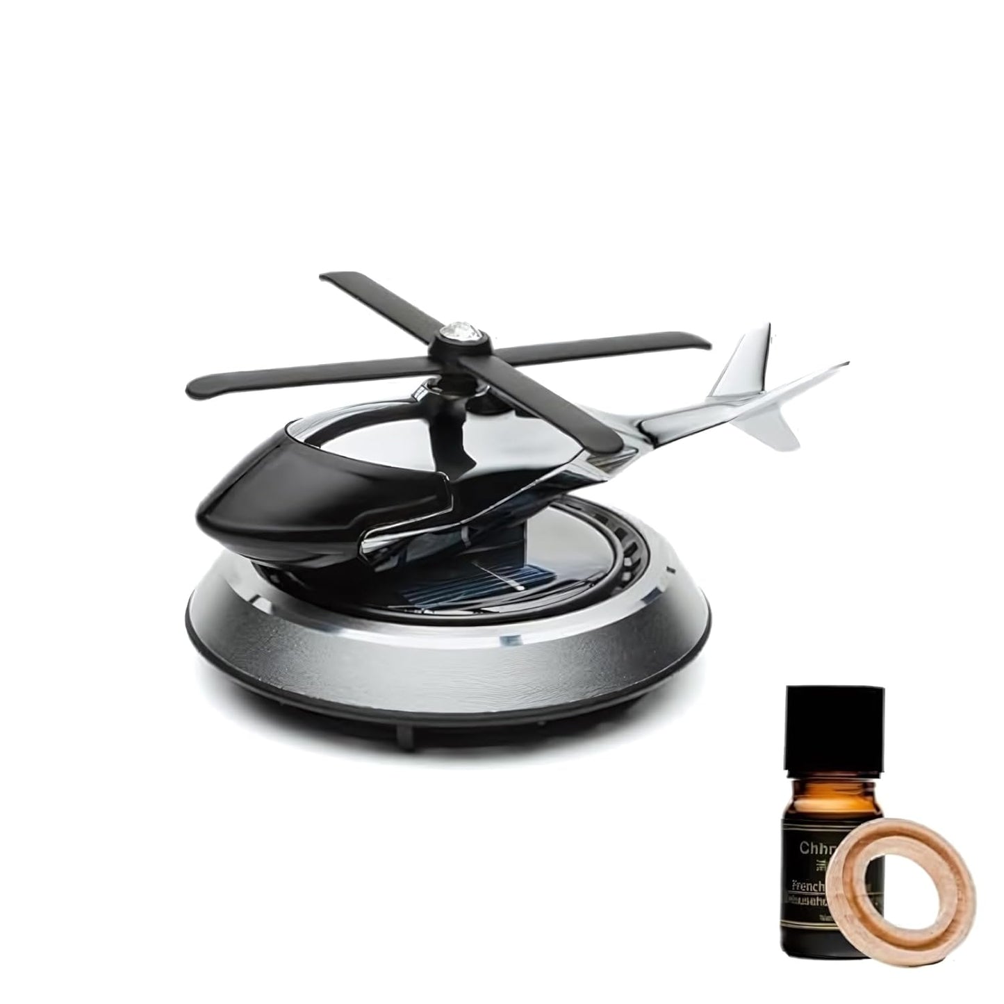 E+ Mini USB Handheld Fan with Ears, Crown and LED Light