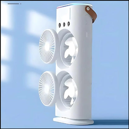 E+DOUBLE ENDED SPRAY MIST FAN AC