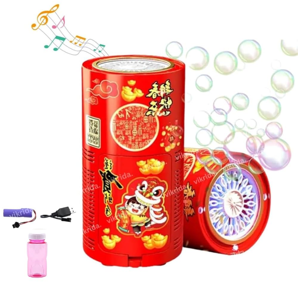 E+ Portable Firework Bubble Machine