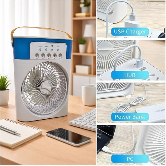 E+ Osring AC Portable Air Cooler Fan with Mist Spray (heavy)