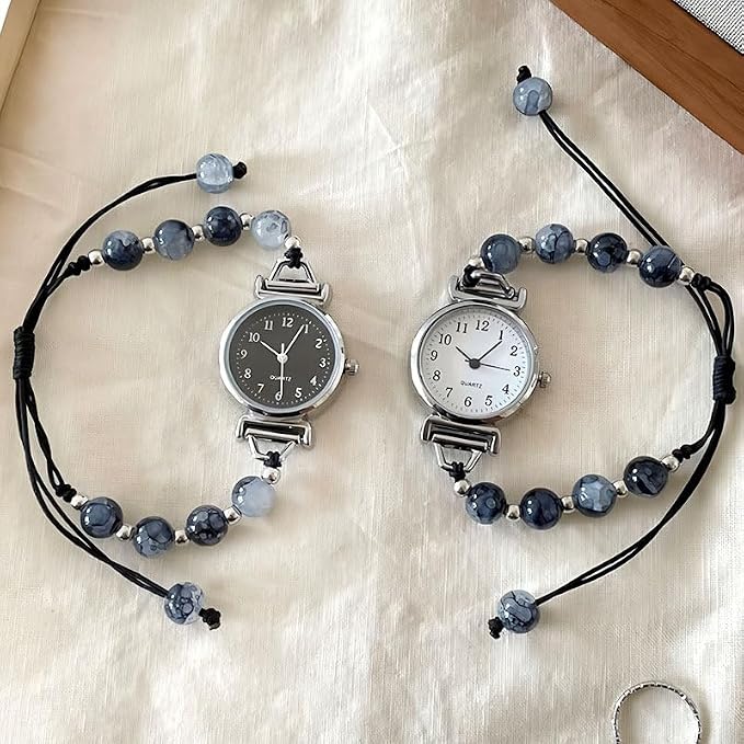 E+ BEADED PEARL WOMEN WATCH