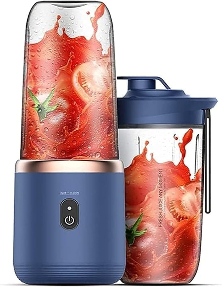E+ Portable Juicer Blenders For Smoothies And Juices, USB Rechargeable Mini Juicer Bottle Mixer Shake Maker Machine