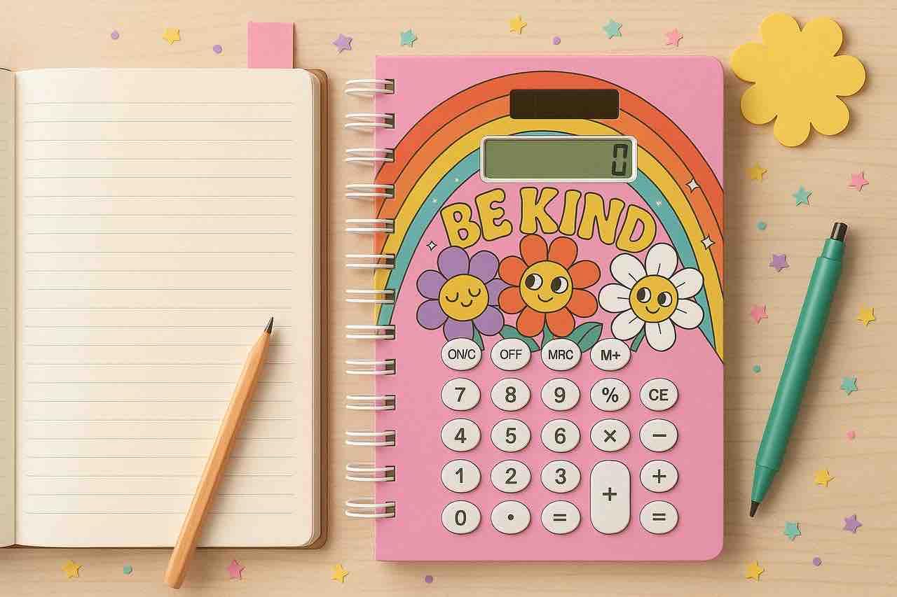 E+ CALCULATOR NOTEBOOK DIARY