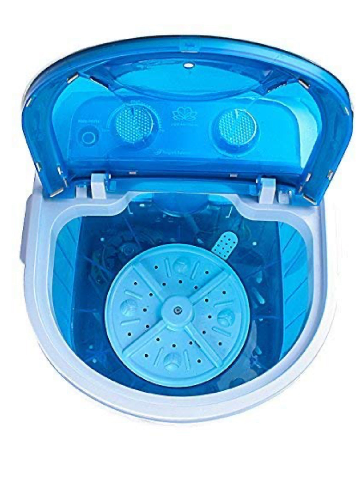 E+ Portable 3 kg 2 Star Single Tub Top Load Mini Washing Machine with 1.5 kg Dryer Basket (Blue)