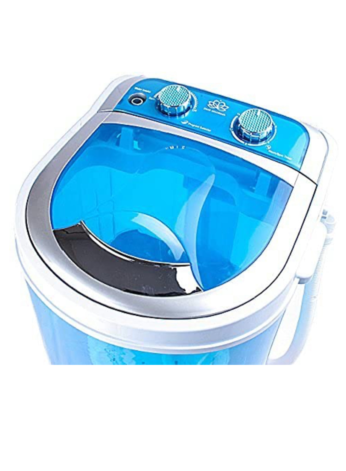 E+ Portable 3 kg 2 Star Single Tub Top Load Mini Washing Machine with 1.5 kg Dryer Basket (Blue)