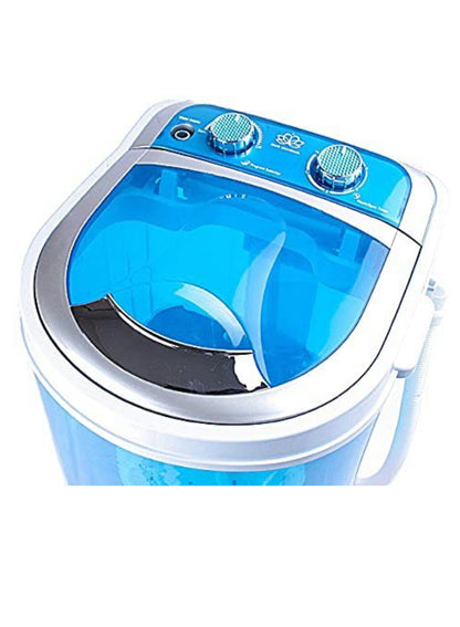 E+ Portable 3 kg 2 Star Single Tub Top Load Mini Washing Machine with 1.5 kg Dryer Basket (Blue)