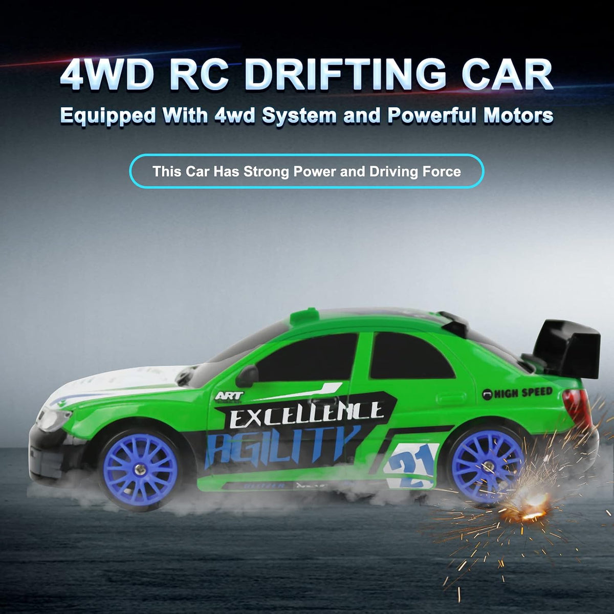 E+RACING RALLY R/C DRIFT CAR