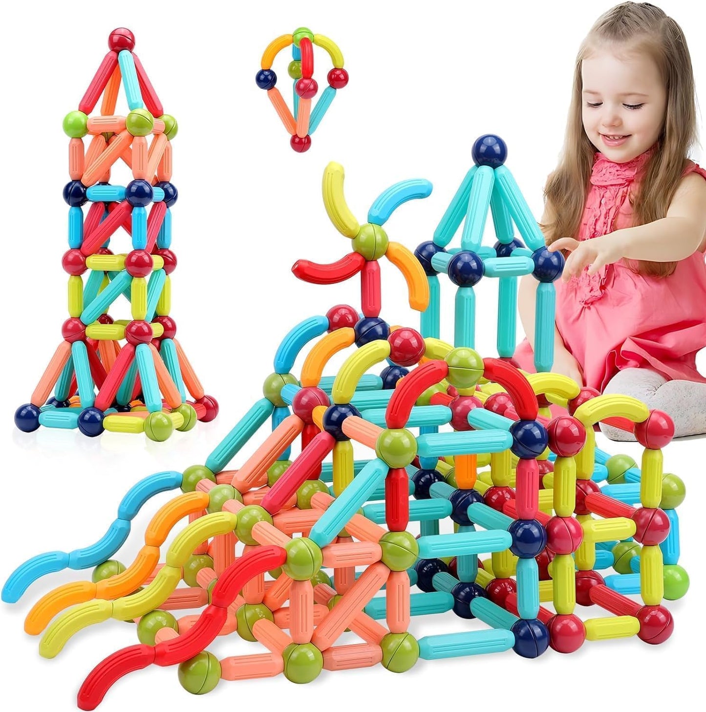 E+ MAGNETIC BAR BLOCKS (42PCS)