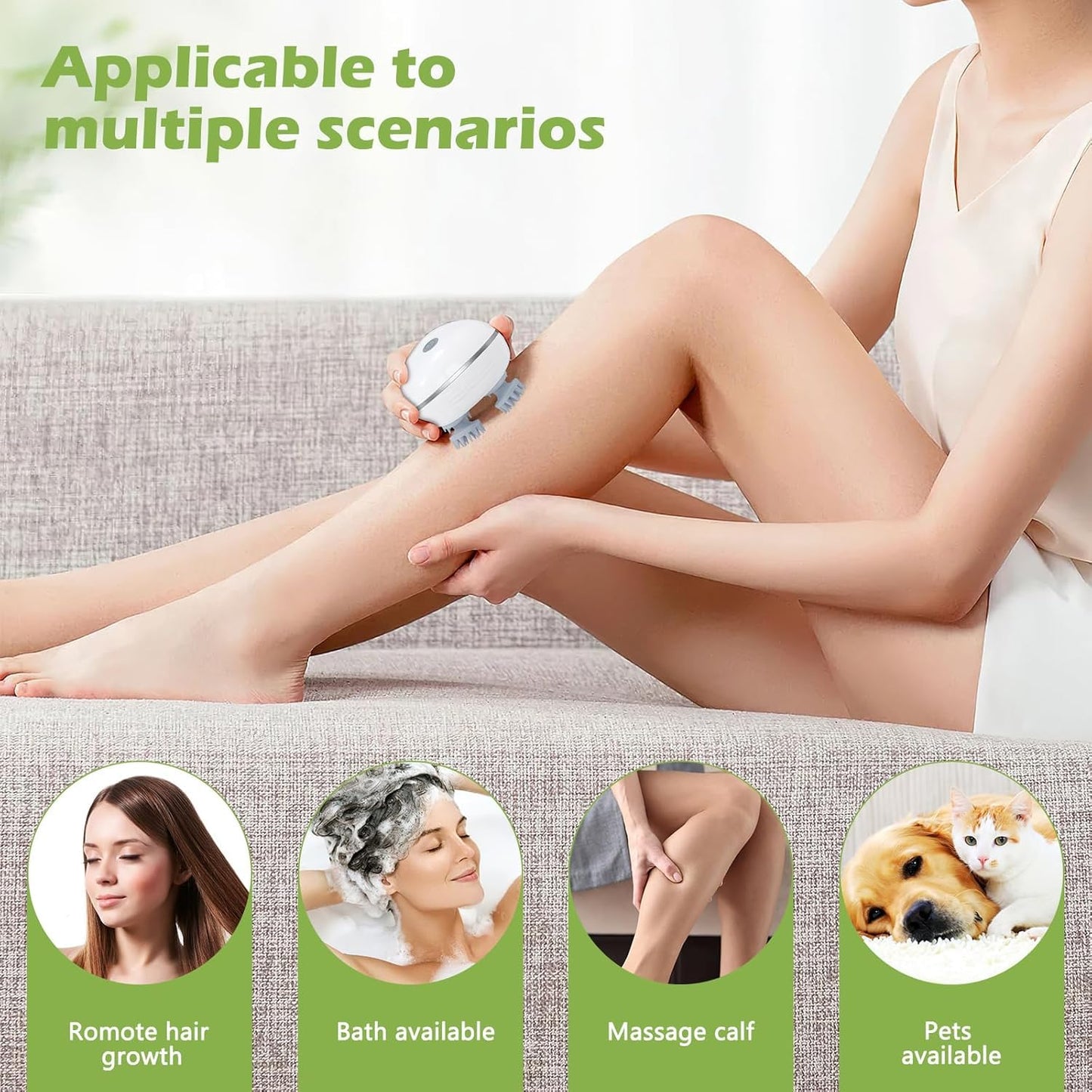 E+ Electric Scalp Massager