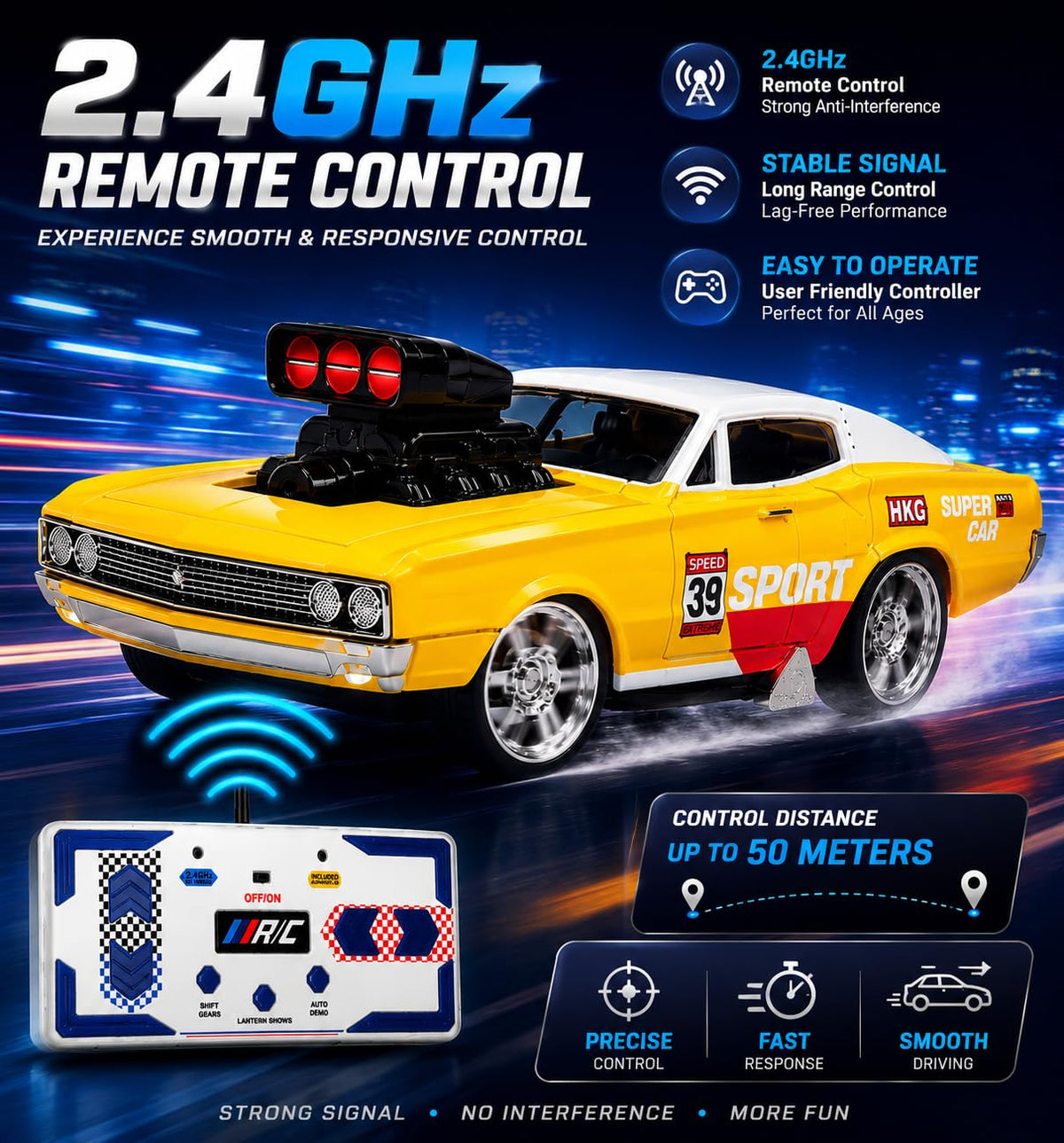 E+ METALR\C DIE CAST CAR