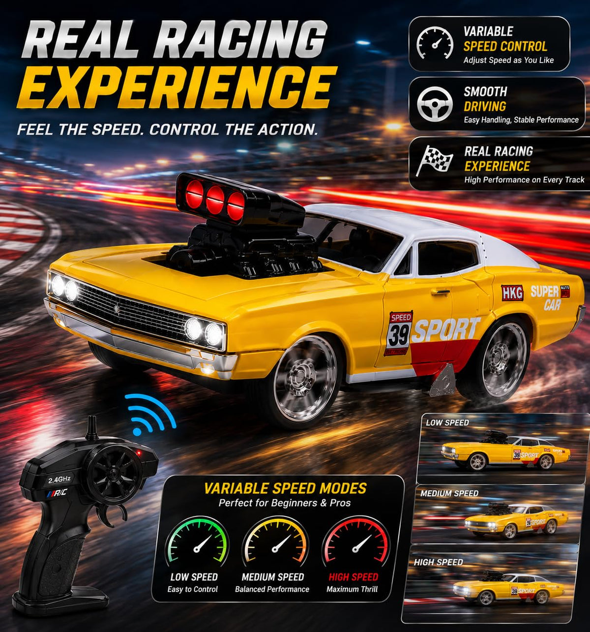 E+ METALR\C DIE CAST CAR